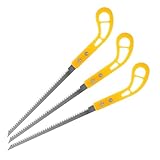 TOBBOMEY 3 Stück Teiliges Kleine Handsägen mit Rutschfestem Griff Scharfe...