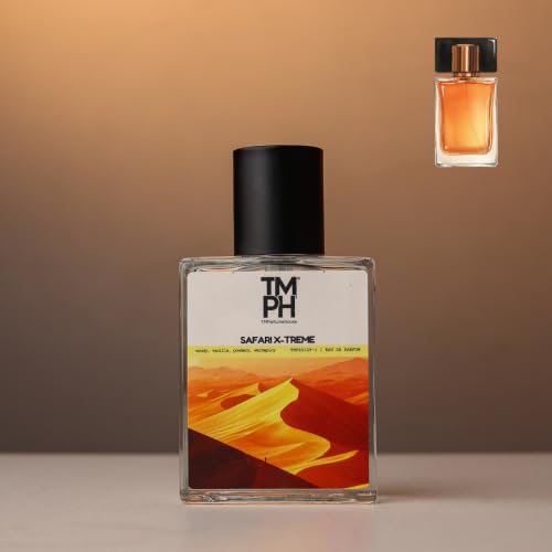 Image of TMPerfumehouse Safari X-treme EDP for Men | Aromatic, Woody & Long Lasting Perfume Spray | Woody, Vanilla & Powdery Fragrance | Luxury Gift for Him | TMPH | 50ml