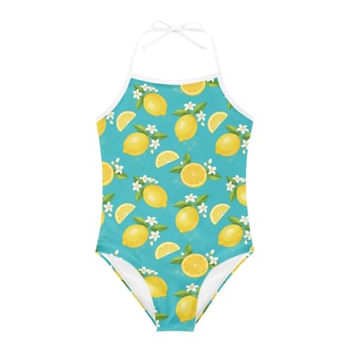 Image of ELEQIN Cartoon Animal Cute Girls One Piece Swimsuit Adjustable Swimwear for 3Y-10Y