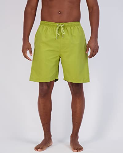 Real Essentials 3 Pack: Men's 7" Quick-Dry Swim Trunk with with Mesh Lining (Available in Big & Tall)2
