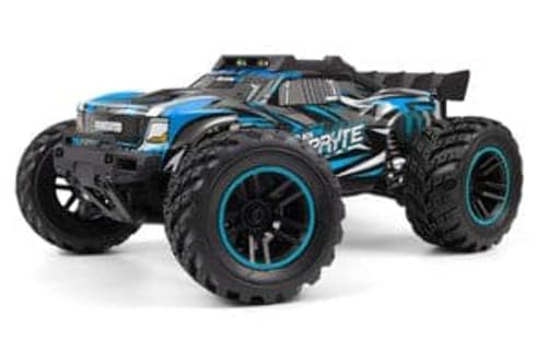 BlackZon Spryte St 4WD camion électrique avec transmission intégrale tout-terrain bleu