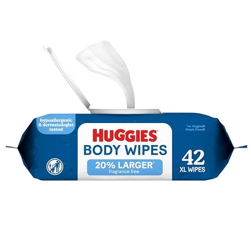Huggies Extra Large Unscented Wipes 1 Flip-Top Pack 42 Count