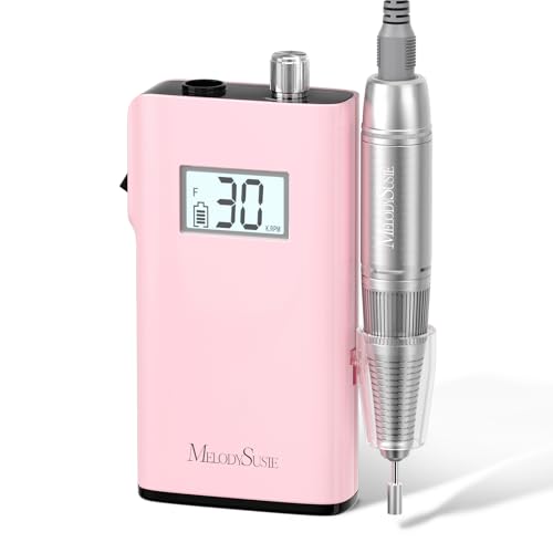 MelodySusie Entry-Level Clip-On Rechargeable Nail Drill, SC320H 30000RPM Popular Classic