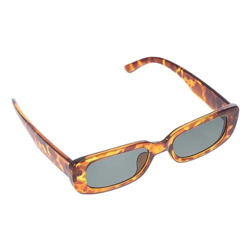 BESPORTBLE 1pc Square Sunglasses Leopard Print Frame Unisex Fashion for Outdoor Activities Driving Parties Travel Comfortable Ergonomic Fit Stylish Uv