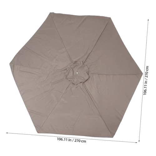 Toile pour parasol central imperméable et résistante aux rayons UV