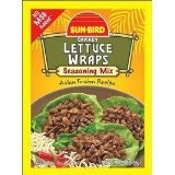 Lettuce Wrap Seasoning Mix Packets - Asian Fusion Recipe for Chicken - 1.25 Ounce Each (Pack of 6)