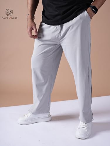Image of ALPHALEO Styish Venice Baggy Cargo Pants Ideal Everyday and Active Wear Relaxed Fit Korean Pants for Mens
