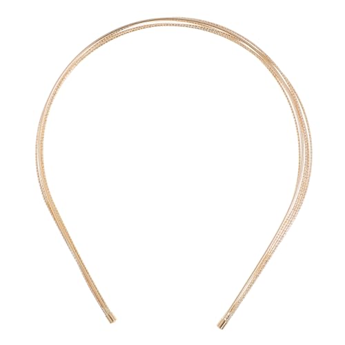 Bandeau fin multicouche doré pour mariage : l'accessoire de cheveux poétique pour un jour unique