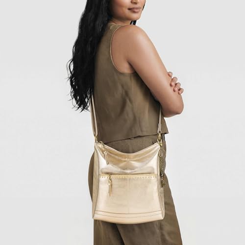 Image of The Sak Lucia Leather Crossbody Purse - Premium Leather Women's Handbag for Everyday & Travel - Cross Body Bag With Zipper