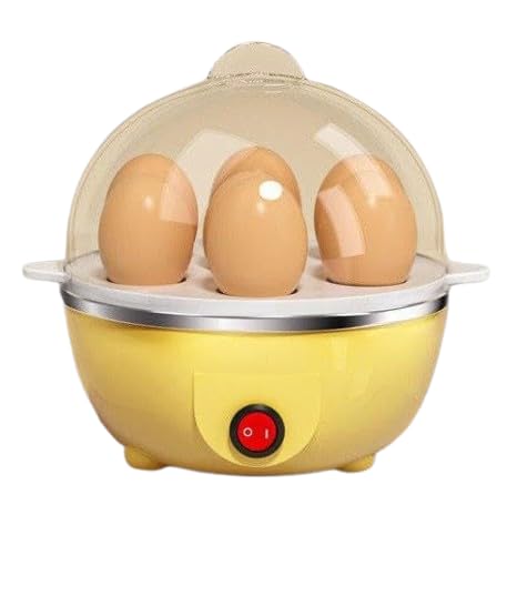 Electric Egg Boiler Automatic Shut Off Egg Cooker Steamer Poacher with Transparent Lid Kitchen Appliance (Pack of 1 | Multicolor)-picture-18