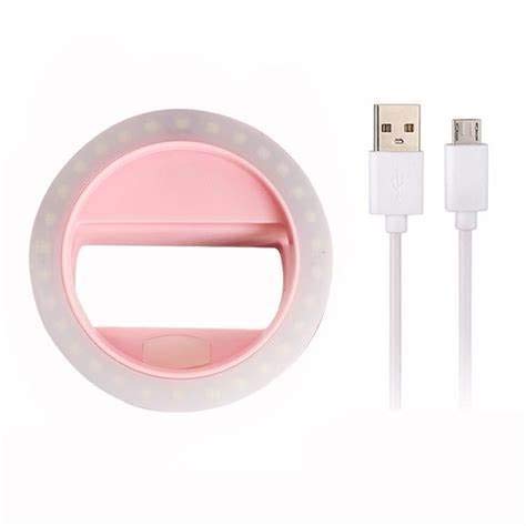 Luce Anulare Per Selfie Ricaricabile - 36 LED, 3 Colori, Clip Per Smartphone, Ideale Per Streaming E Trucco - Foto 6