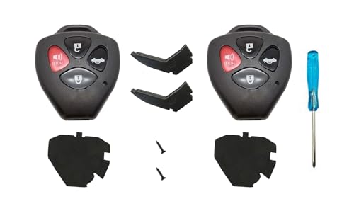 Boîtier télécommande Toyota de rechange haute finition pour clé Avalon et Camry