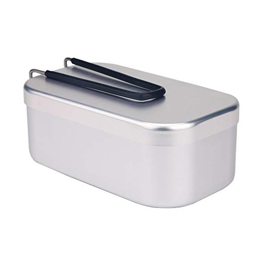 Milicamp Aluminum Survival Kit Box Canteen Mess Kit Lunch Box Portable Cooking Picnic Outdoor Camping Buy Online In Aruba At Aruba Desertcart Com Productid