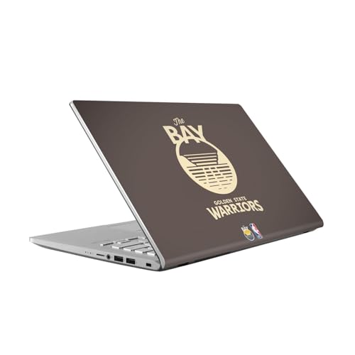 Skin vinyle NBA Golden State Warriors marron pour portable ASUS Vivobook 14
