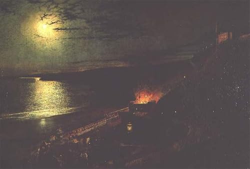Affiche Toile Scarborough Grimshaw 60x90cm Décoration Salon