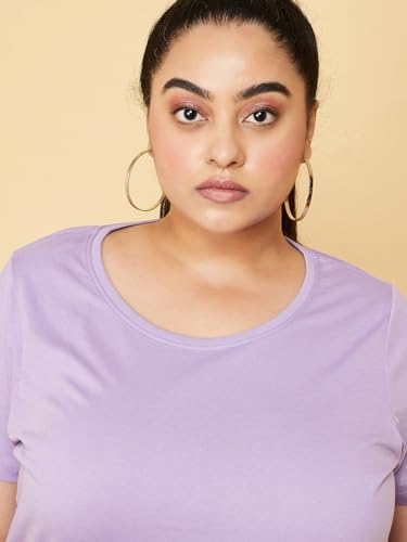 Image of Max Plus Size Women Solid T-Shirt