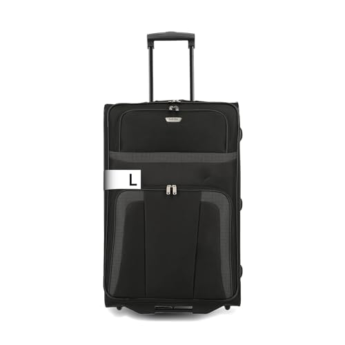 paklite Reisekoffer mit 2 Rollen, Rollkoffer groß, Orlando, klassischer...