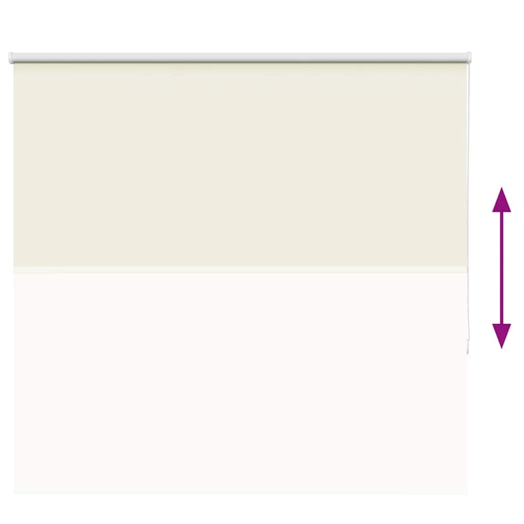 Tenda avvolgibile opaca, bianco sporco, 165 x 130 cm | 100% poliestere, facile da pulire, montaggio con viti o senza foratura, regolazione in altezza con catena