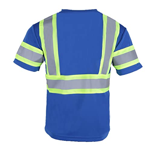 Snapklik.com : VENDACE Hi Vis Reflective Safety Shirts For Men ANSI ...