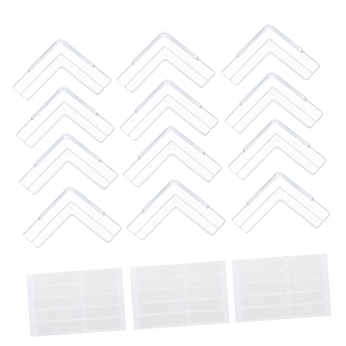 Warmhm 12 Pezzi Di Paraspigoli Per Finestre in Alluminio - Protezioni Angolari Per Sicurezza - Design Elegante e Resistente Protezione Anti Crash Per Ambienti Domestici