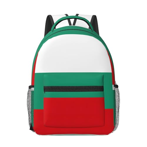 Sac à dos voyage ordinateur imprimé bulgare noir taille unique article personnel