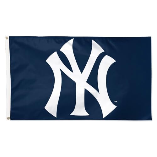 New York Yankees 3x5 Flag Vibrant Material Quad-Stitched Ends Brass Grommets Made by Wincraft