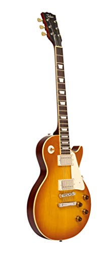 Tokai ULS129 MVF Love Rock Guitare électrique avec étui Violon mat - Les Beatles, Paul McCartney, John Lennon, RIngo Starr, George Harrison Tokai ULS129 MVF Love Rock Guitare électrique avec étui Violon mat