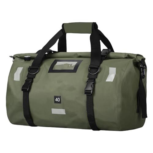 Sac à dos de voyage imperméable et réfléchissant pour moto avec sangles