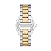 Michael Kors Women's Lennox Three-Hand Silver and Gold Two-Tone Stainless Steel Bracelet Watch (Model: MK7464)
