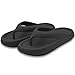 Cloud Flip Flops for Men Women Beach Flat Sandals Bath Spa Walking Sandals Non-Slip Quick Drying Outdoor Indoor Slides sandals (Black, Adult, Women, 8, Numeric Range, US Footwear Size System, 9, Medium)
