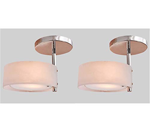 Lustre plafonnier acrylique chromé pour sublimer l'ambiance de votre chambre et couloir
