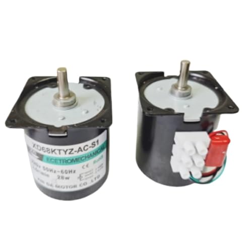 Moteur à engrenages 220V AC réversible motorisation rotative 20 rpm 28W