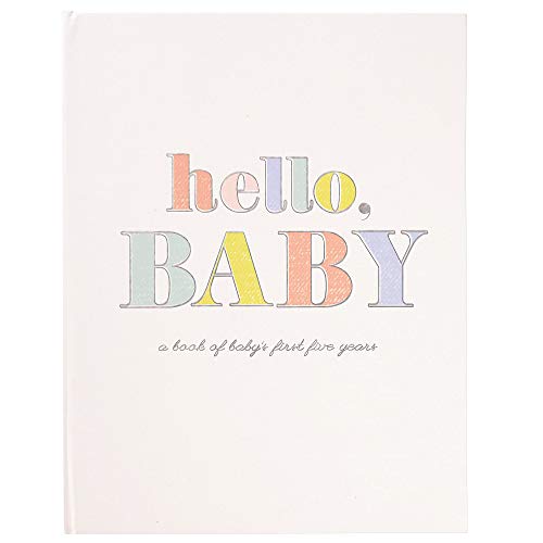 C.R. Gibson B248-22583 Baby Book with Gift Box, 'Hello Baby' Gender Neutral, 8.75'' W x 11.25'' H