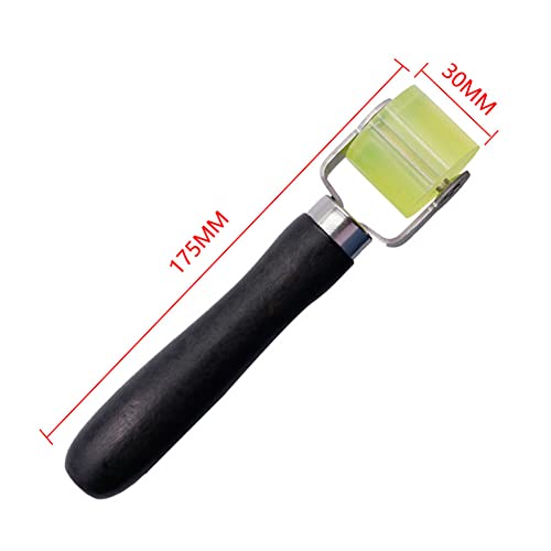 Car Vehicle Sound Deadener Application Rolling Wheel Roller With Handle Soundproofing Cotton Roller Silicone Auto Sound Installation Tool Accessories (Small) #TOP5