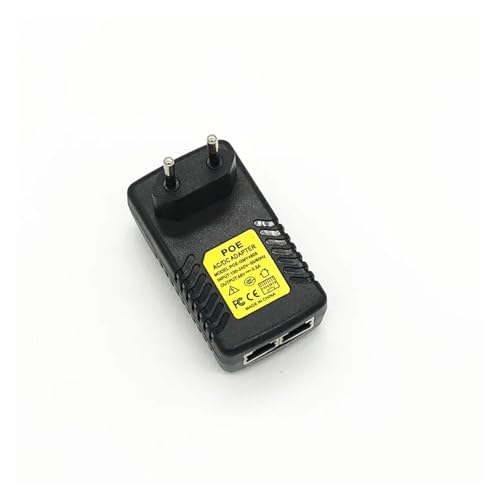 CCTV Security AC 110V-240V a DC 12V 15V 24V 48V 0.5A 1A POE Injector Power Adapter Ethernet IK P Cámara Teléfono POE Power Supply (12V 1A,1) miniatura 2