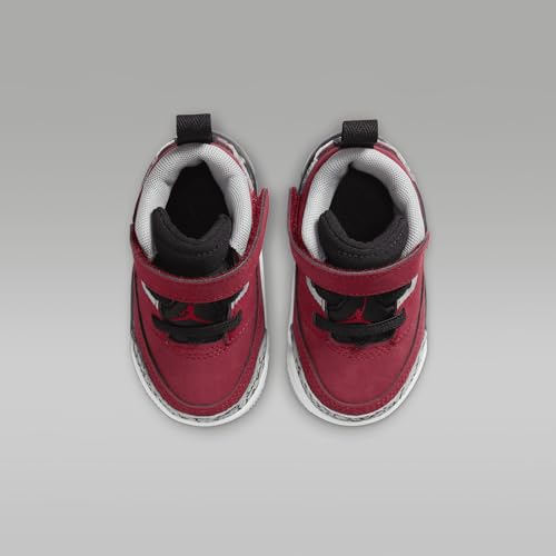 Jordan Spizike Low Baby/Toddler Shoes (FQ3952-600, Gym Red/Wolf Grey/Cool Grey/Black)4