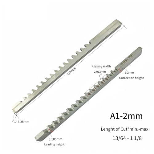 Broches de rainurage pour machines-outils CNC outil de coupe HSS - 2