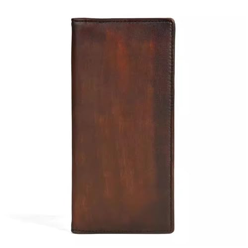 Mens Wallet Men's Long Wallet Simple Leather RFID Blocking