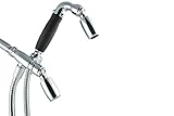 High Sierra’s All Metal Shower Head/Handheld Shower Combo - 3 Way Shower Head Combo with Handheld Features the Classic PLUS Shower Head AND the Popular Handheld Shower w/Slip-Free Grip - Chrome