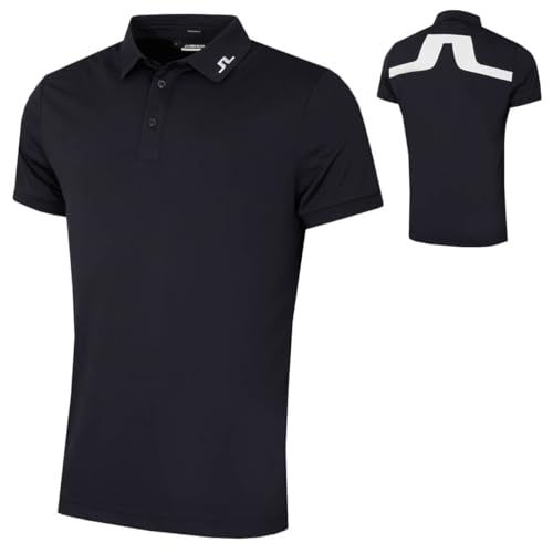 J.Lindeberg Men's KV Regular Fit 4-Way Stretch Golf Polo Shirt