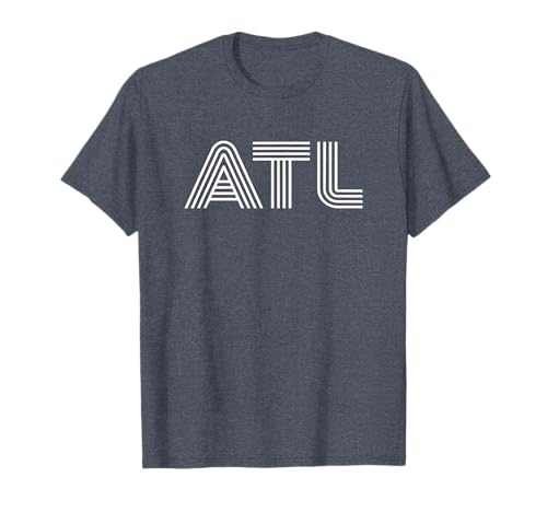 ATL Atlanta GA Design rétro T-Shirt