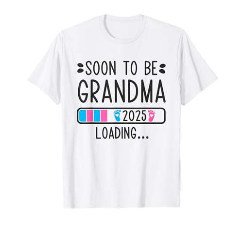 Presto sarà nonna 2025 Caricamento annuncio di gravidanza 2025 Maglietta