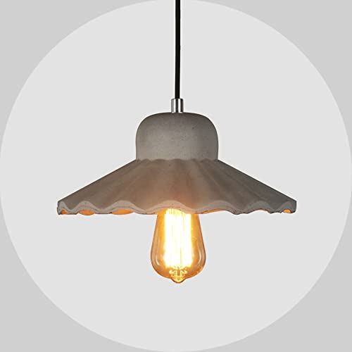 Luz de suspensión nórdica de cemento moderna para sala de estar 6
