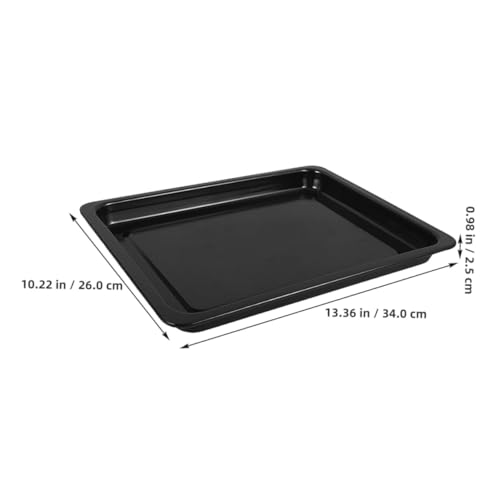 Plaques de cuisson émail noir rigides contre les déformations de plaques de four classiques - 2