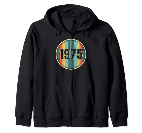 Camisetas vintage de cumpleaños de 1975 para mujer, divertidas camisetas de cumpleaños de 1975 Sudadera con Capucha