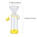 free-space Chamber for Pets Inhaler Spacer for Cat or Dog Handheld Spacer for Giving Medicine to Your Pet with Exclusive Breathing Indicator (for Cat(Yellow))