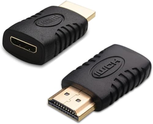 Image of ETZIN Mini HDMI Female to HDMI Male Adapter,Mini HDMI Type C to HDMI Type A Converter for Camera,Computer Graphics Card,Tablet