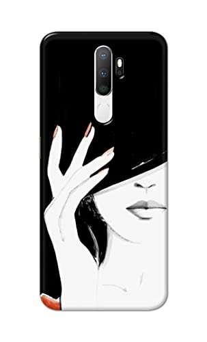 Image of PRINTFIDAA Photo of Beautiful Girl Hard Back Cover for Oppo A5 (2020) / Oppo A9 (2020) / Oppo A11x Back Cover -(P6) KAT1005