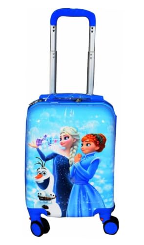 Image of ADSON Abs Kids Trolley 360 Rotating Luggage 360 Degree Wheels Princess Non-Breakable 20 Inch Kids Hardsided Suitcase with 4 Wheels, 360 Degree Wheel Travel Trolley Bag