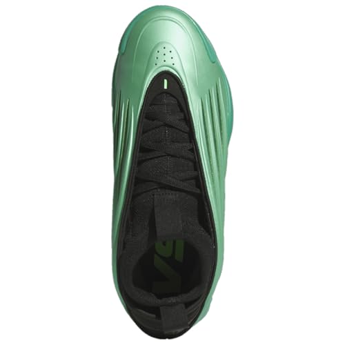 Adidas Harden Volume 9 - Men's (JH6484, Core Black/Semi Court Green/Screaming Green)4